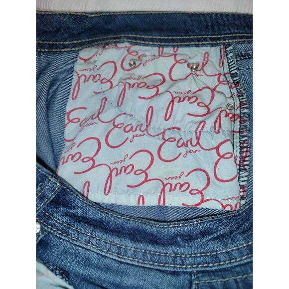 Earl Jean Straight Leg Stonewashed Size 10 women's - Picture 8 of 10